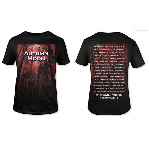 Autumn Moon - T-Shirt - Rot 2015